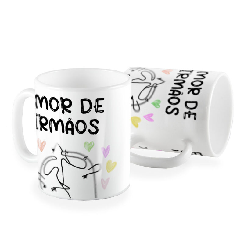 CANECA FLORK MEME (AMOR DE IRMÃOS)