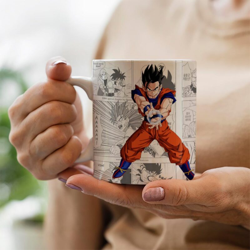 Caneca Dragonball Gohan Filho Do Goku - Amo Azulejo